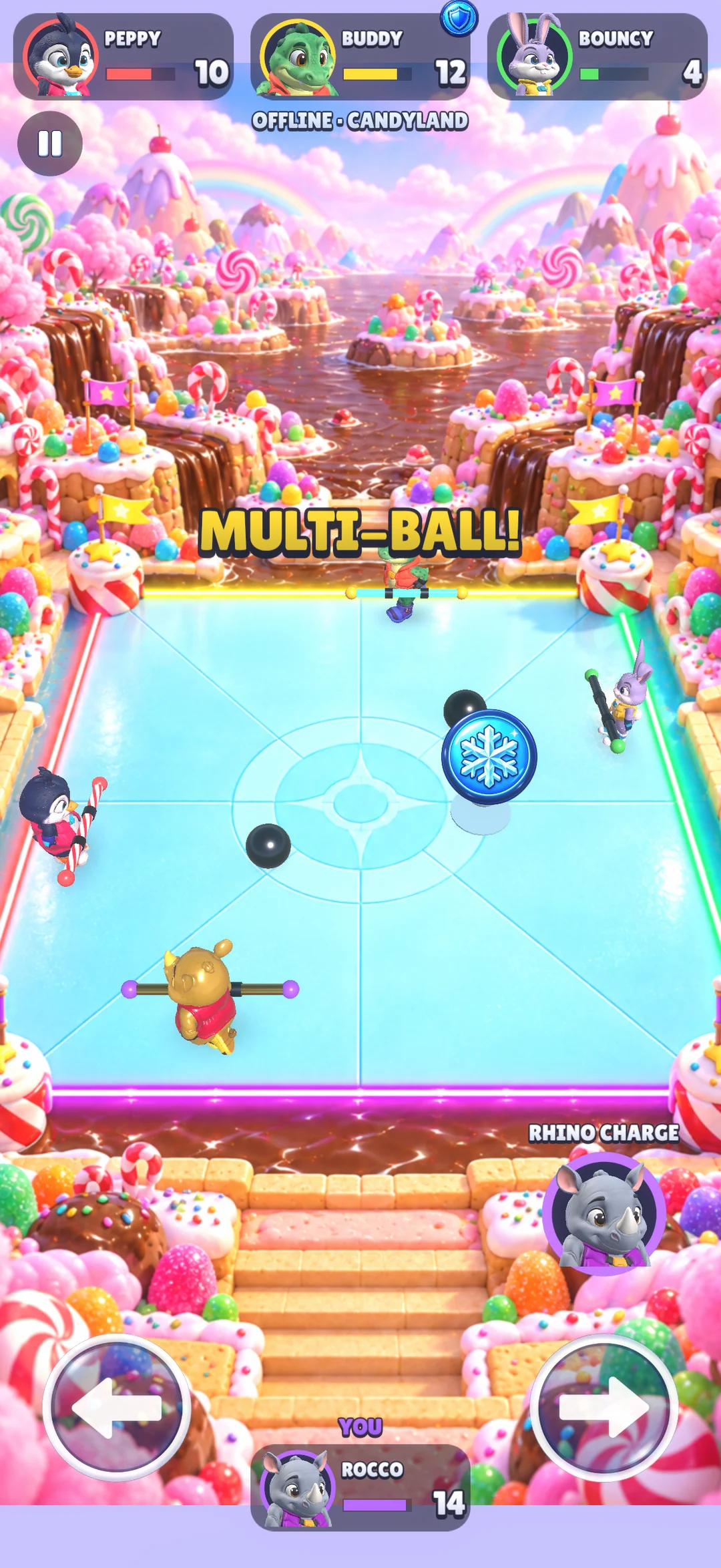 A match in Candyland